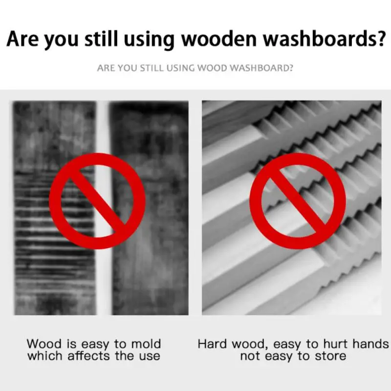 Многофункциональная Нескользящая доска для стирки складная Мягкая силиконовая