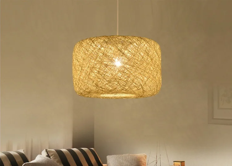 Освещение для ресторана из Юго-Восточной Азии освещение отеля ротанга