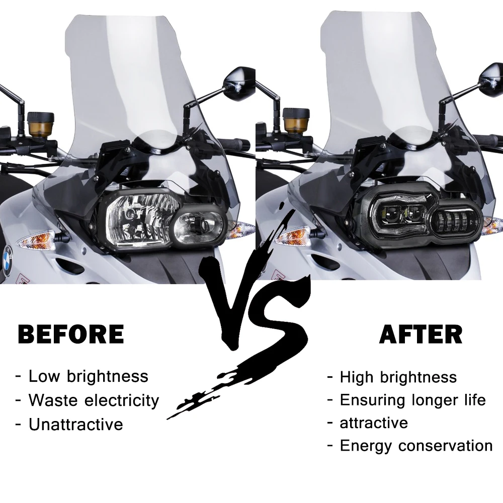 Большая распродажа! Одобренные E mark фары для BMW F650GS F700GS F800GS ADV F800R мотоцикла