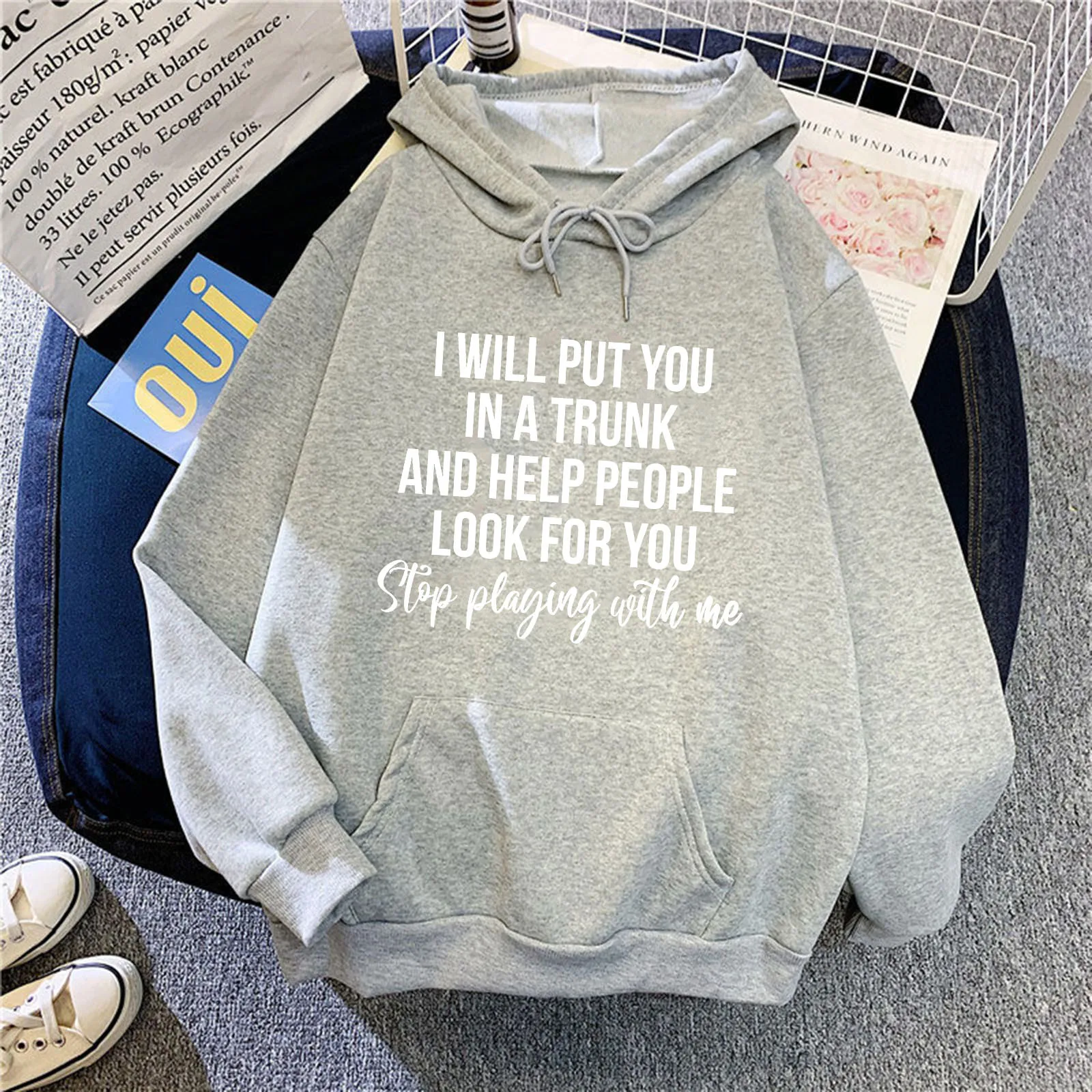 Harajuku Cute Printed Hoodies Womens Print Long-Sleeve Sweatshirt Casual Blouse Pullover Streetwear Loose Sweatshirts Moletom