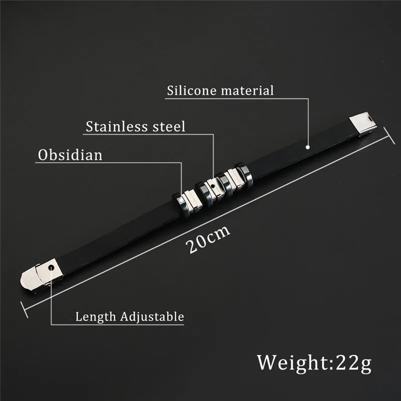 Простой Модный новый дизайн версии обсидиановый очаровательный силиконовый