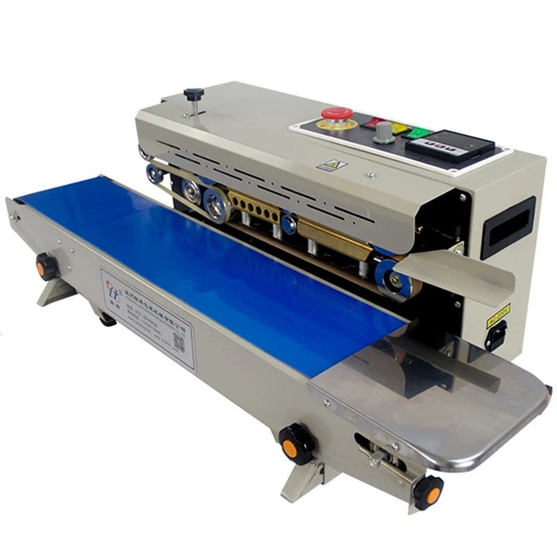 Горизонтальная машина для герметизации пластиковых пакетов/пленок/алюминиевой