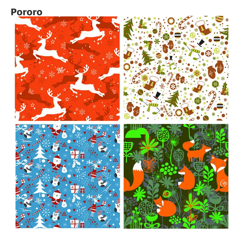 Pororo christmas print PUL for baby cloth diaper nappies breathable diaper material with waterproof TPU coating