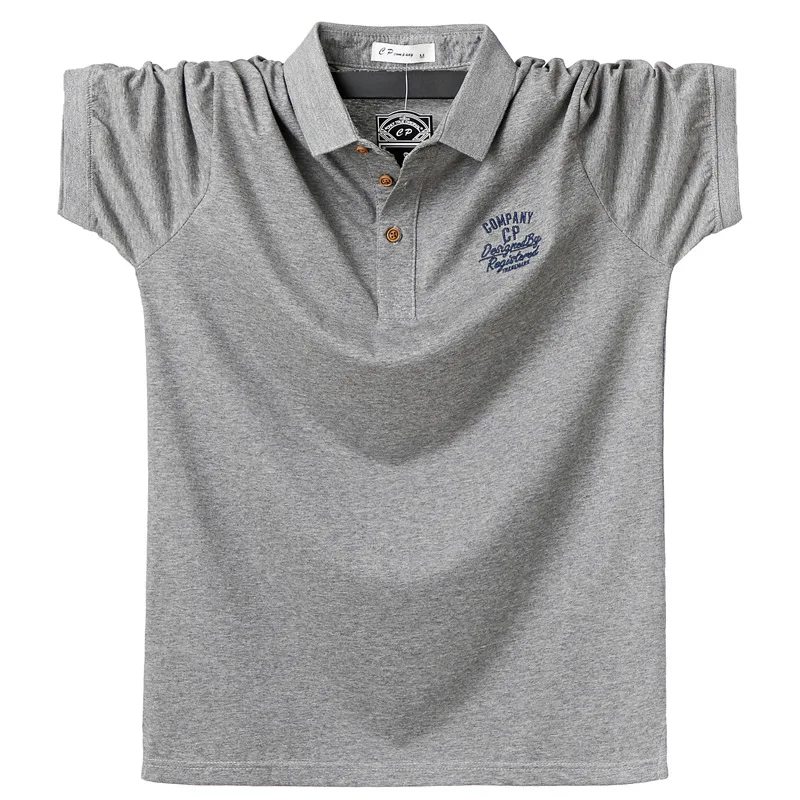 Лето 2020 Мужская футболка поло из чистого хлопка мужская деловая повседневная