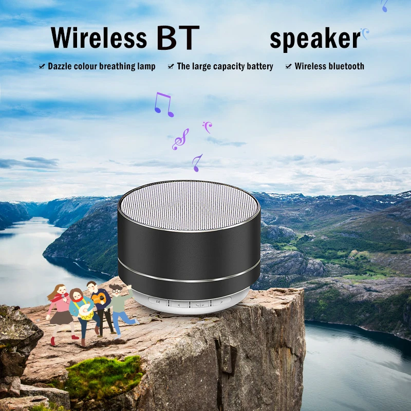 

Wireless Bluetooth-compatible Speaker Memory Card Speaker Portable Outdoor Subwoofer Mini Stereo Speaker Player Music For Phone