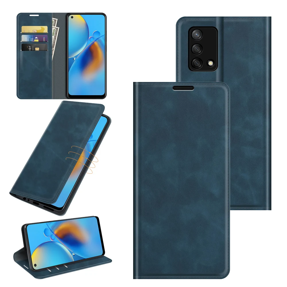 Кожаный чехол с автоматическим переключением для OPPO A74 (4G VER. 2021 дюйма) 2219 CPH2219