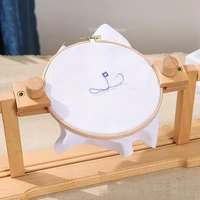 embroidery stand hoop wood embroidery cross stitch hoop set embroidery hoop ring frame adjustable sewing tools stitch hoops home