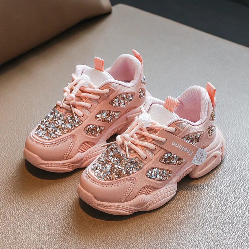 

Children Sports Shoes 2021 New Fashion Trendy Sneakers Spring Autumn Fashion Net Breathable Shoe Boys Girls Casual Running Shoe