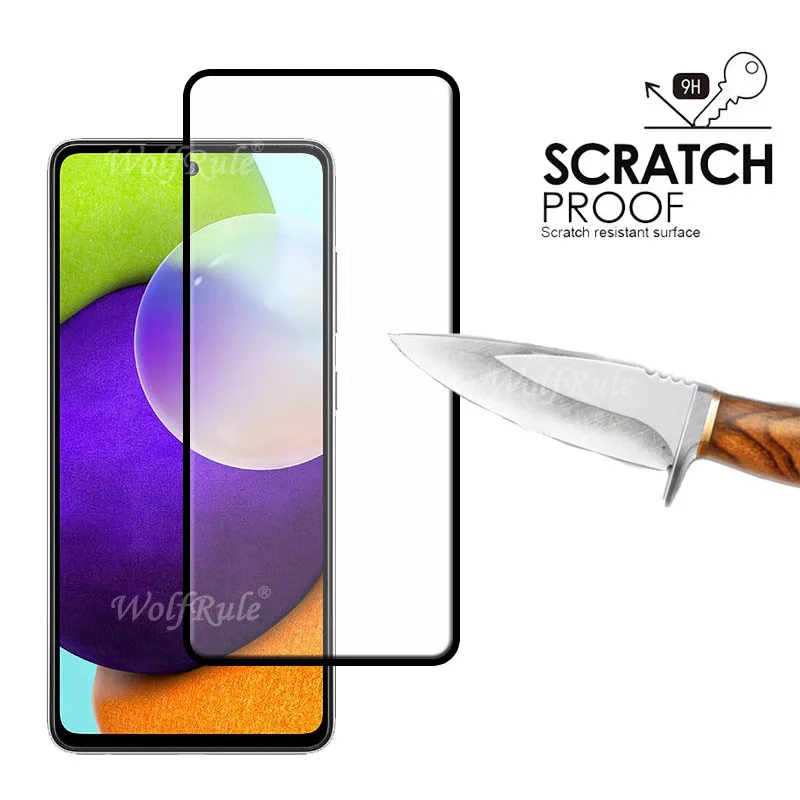 Protector de pantalla de vidrio templado 4 en 1 para Samsung Galaxy A52, vidrio templado para Samsung A52, M52, A51, A71, A72, A52-1