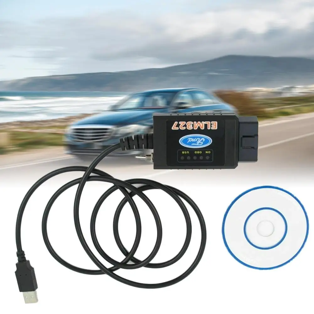 ELM327 USB OBD2 модифицированный подходит для Ford MS-CAN HS-CAN Mazda диагностический сканер Forscan