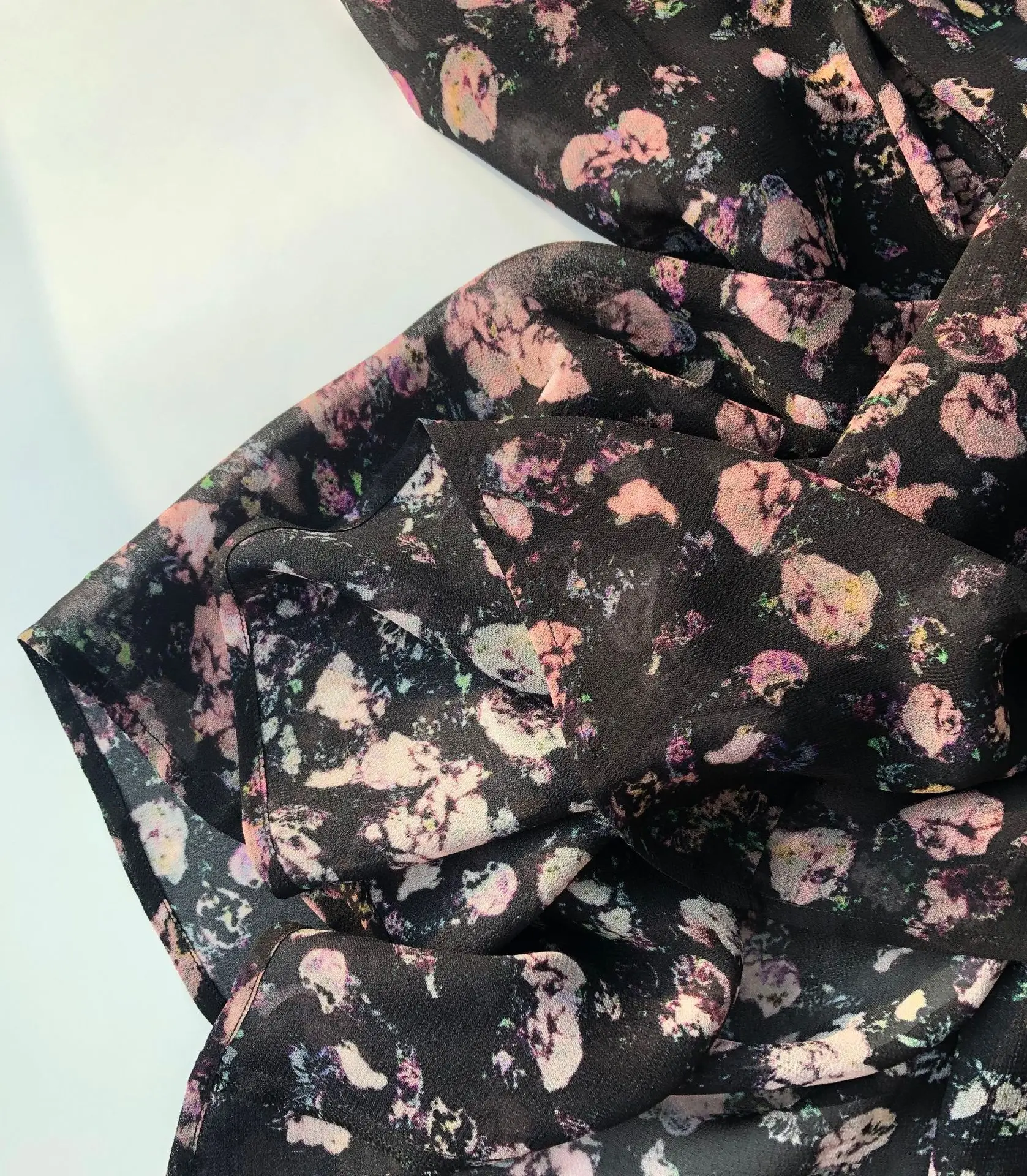 

Women Skirt Evening Flower Printed High Waist A-line Midi Skirt