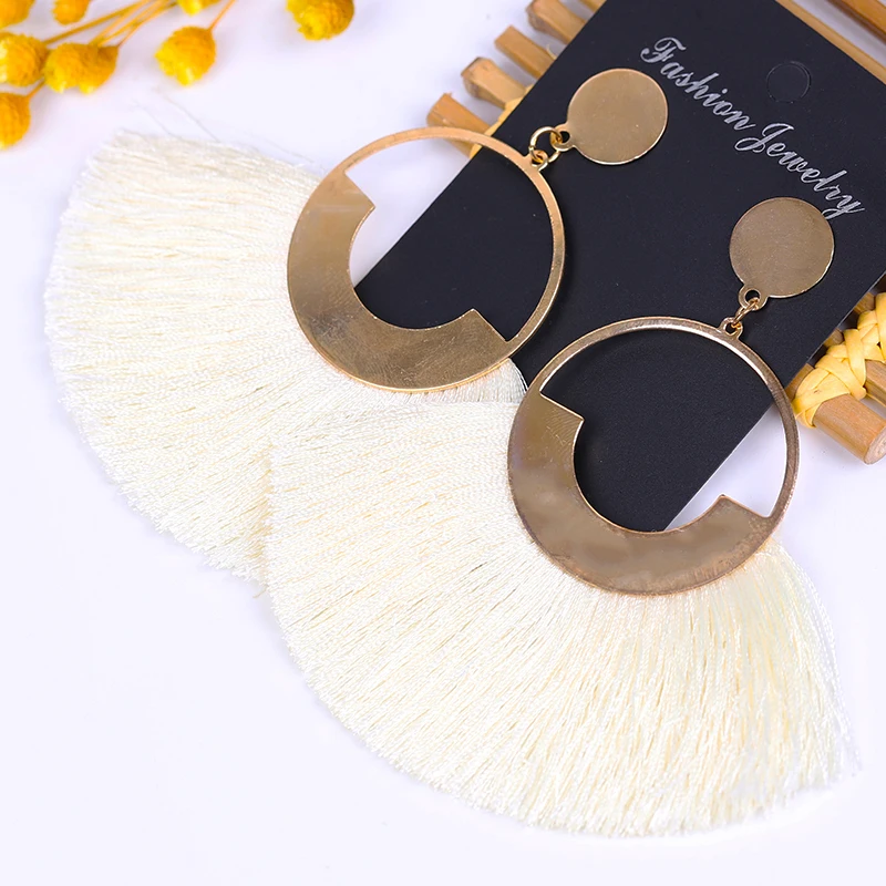 Серьги с кисточками для женщин ювелирные изделия в стиле бохо 2020 корейские