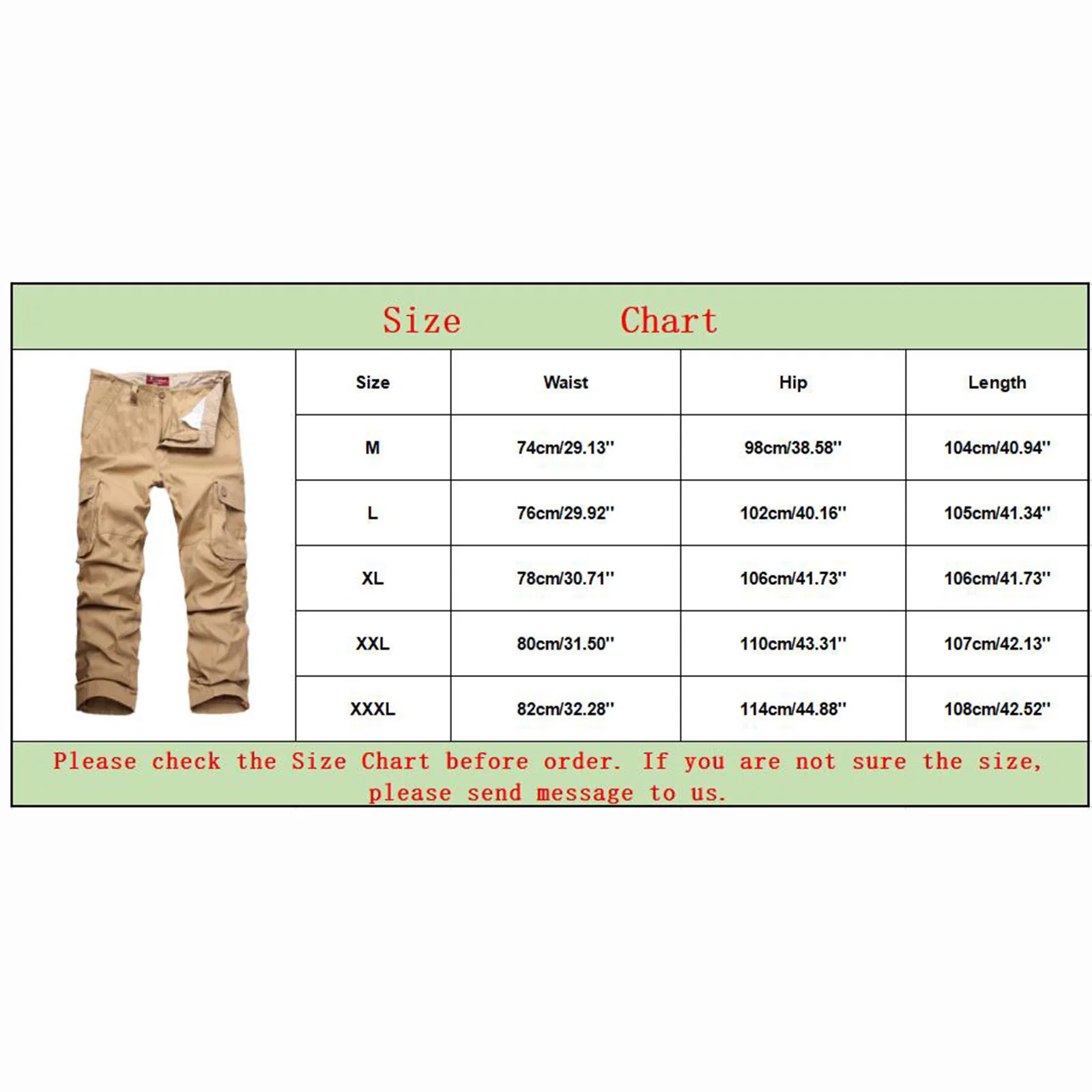 

Casual Joggers Pants Men's Loose Casual Multi-pocket Straight Solid Color Outdoor Overalls Trousers Sweatpants Mens Cargo Pants