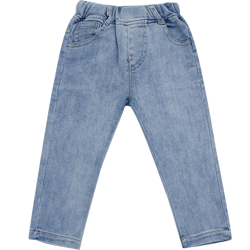 

WLG Girls Boys Jeans Kids Trousers Autumn Denim Blue Jean Baby Fashion All Match Clothes for 1-6 Years Children