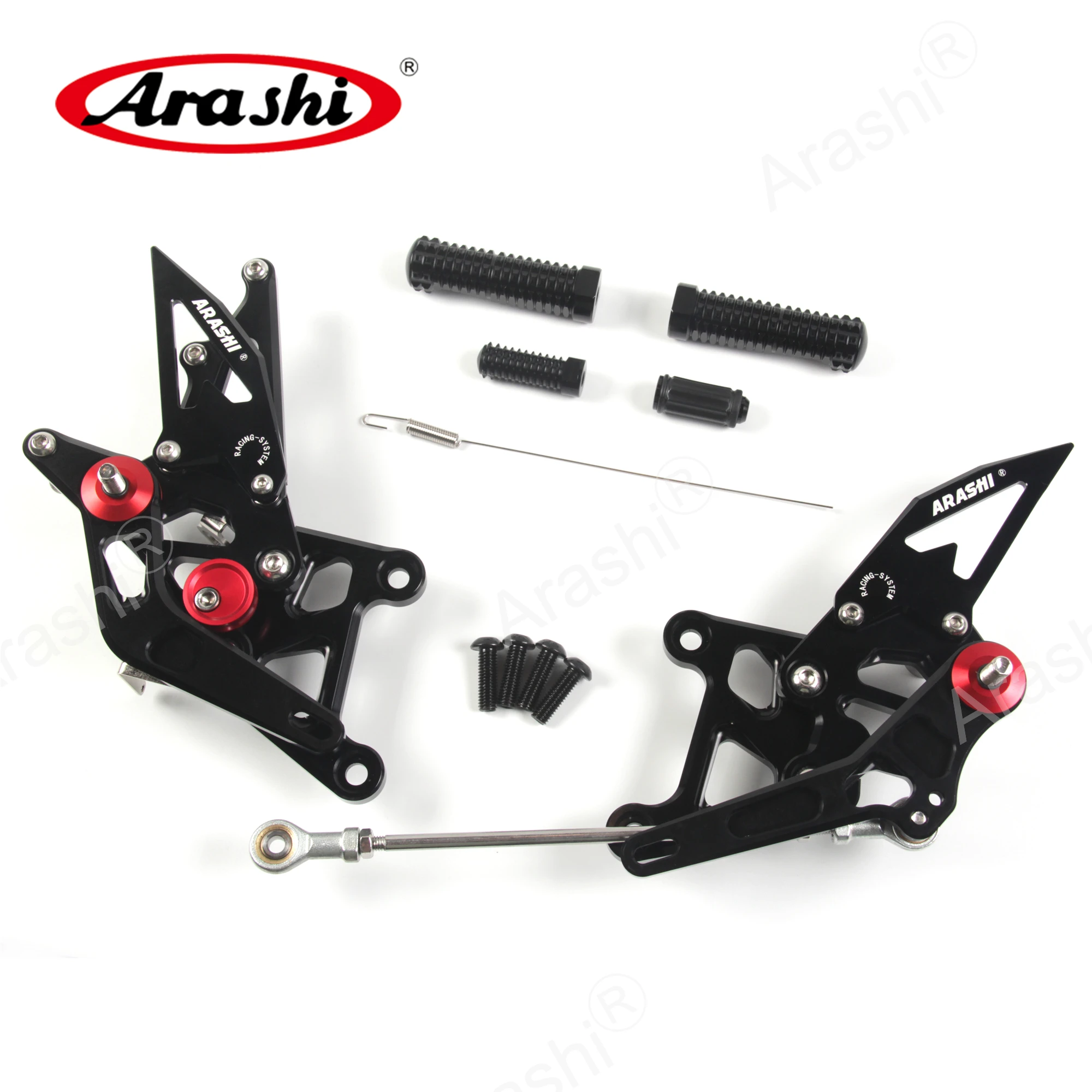Комплект регулируемых подножек Arashi CBR250R CNC для HONDA CBR 250R 2011 2020 наборы задних с ЧПУ