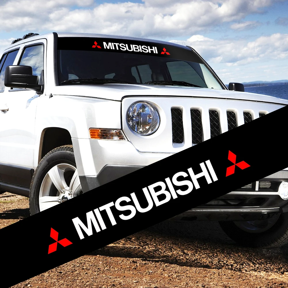 Стикеры на лобовое стекло для Mitsubishi ralliart Lancer 9 10 Asx Outlander 3 Pajero Sport|Наклейки