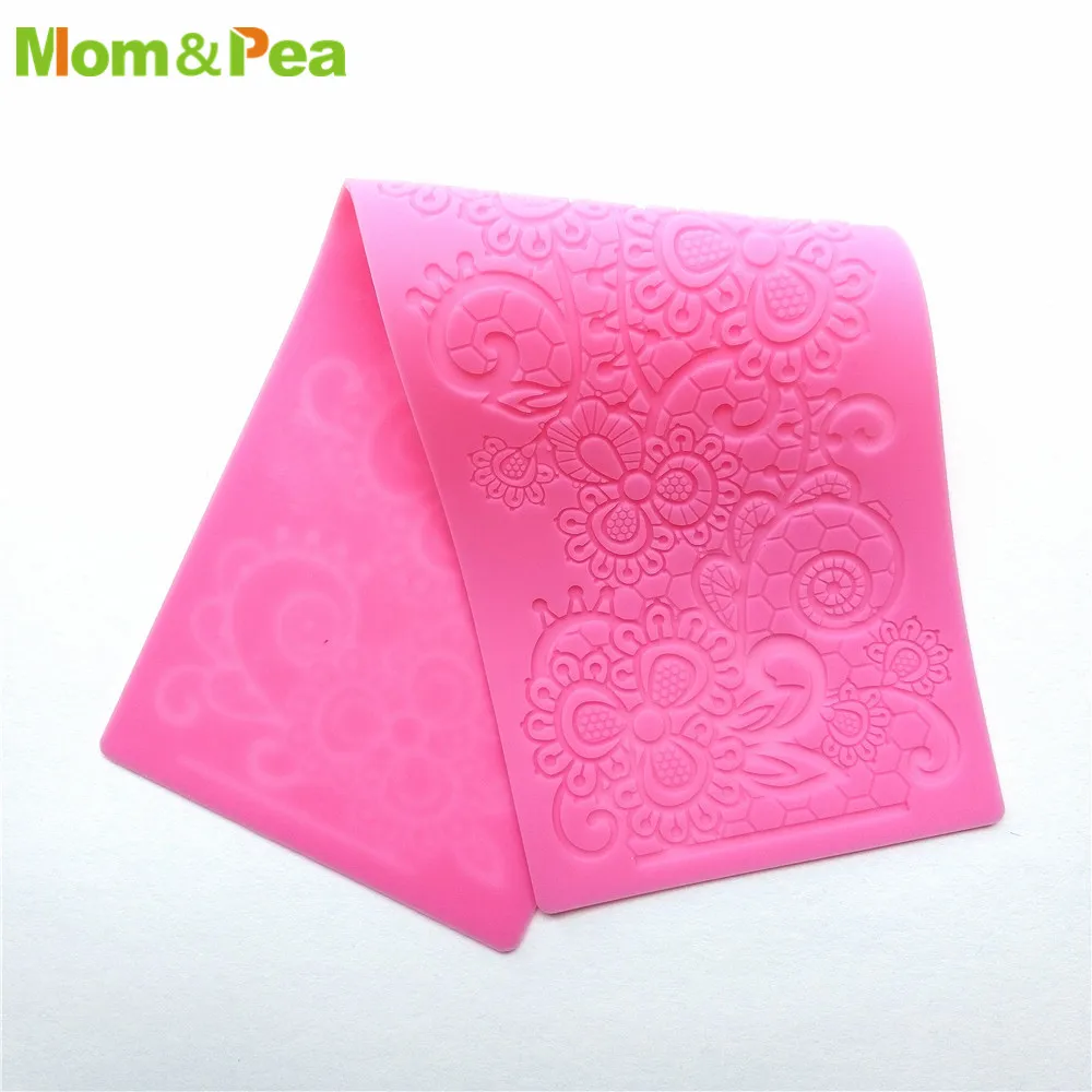 Цветочная силиконовая форма для торта Mom &amp Pea gx288 3D-форма украшения пищевых