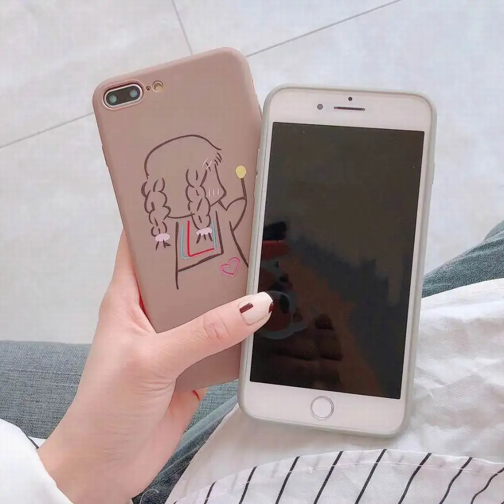 TPU чехол для телефона противоударный защитный с новым дизайном совместимый