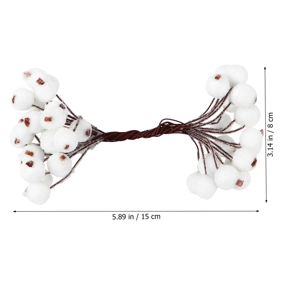 5 шт. Рождество матовый фруктов ягодный Искусственный Холли цветок ягоды