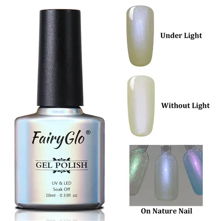 9513 FairyGlo 10 мл Гель-лак для ногтей жемчужный Блестящий УФ-Гель-лак замачиваемый долговечный дизайн ногтей Гель-лак Гибридный лак - Цвет: 9513