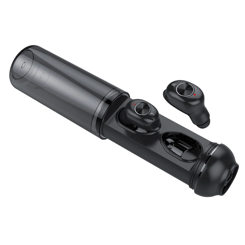 Настоящие беспроводные Bluetooth наушники вкладыши стерео мини сабвуфер