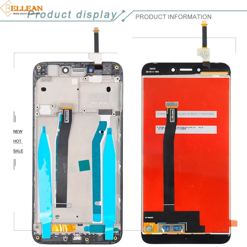 Акция Catteny 5,0 дюймов lcd для Xiaomi Redmi 4X lcd дисплей кодирующий преобразователь сенсорного экрана в сборе 4X дисплей с рамкой