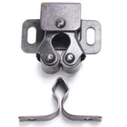 1 шт. двойной шариковый ролик улавливает шкаф Защелка двери шкафа Дверные замки скоба для крепления ручки дома Комплектующие дверей инструмент Медь горячая распродажа