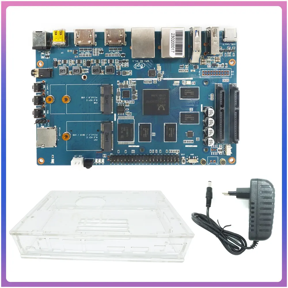 Умный роутер Banana pi BPI W2 с дизайном Realtec RTD1296 подходит для домашних развлечений