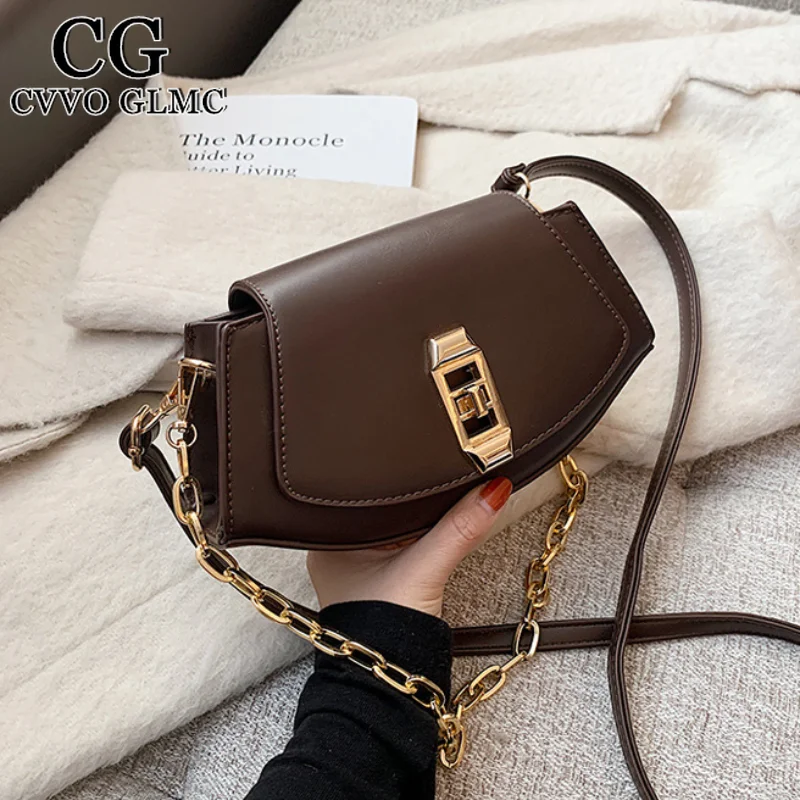 

Cvvo Glmc Mini Shoulder Bag Metal Chain Handbag And Purse2021 Small Crossbody Handbag Vintage Armpit Clutches