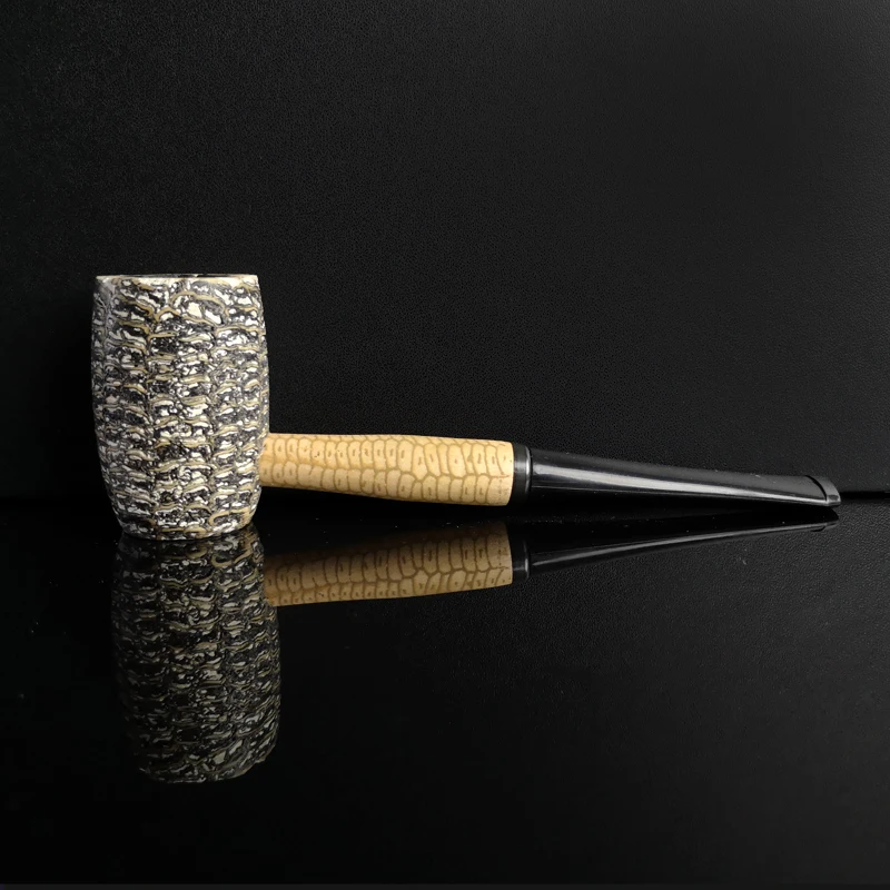 Макартур Стиль Средний размер Кукуруза Cob табак труба деревянный хвостовик