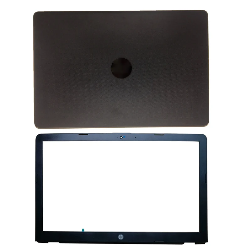 Black and bezel Ноутбук lcd задняя крышка/lcd передняя рамка/петли крышки для hp 15-BS 15T-BS 15-BW 15Q-BU 924899-001 AP204000101SVT 7J1790 - Цвет: Black and bezel