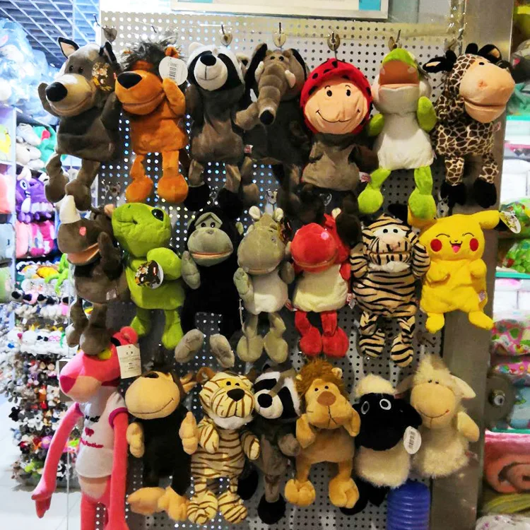 Мягкая Плюшевая ручная кукла 30 см реквизит для дня рождения детские игрушки