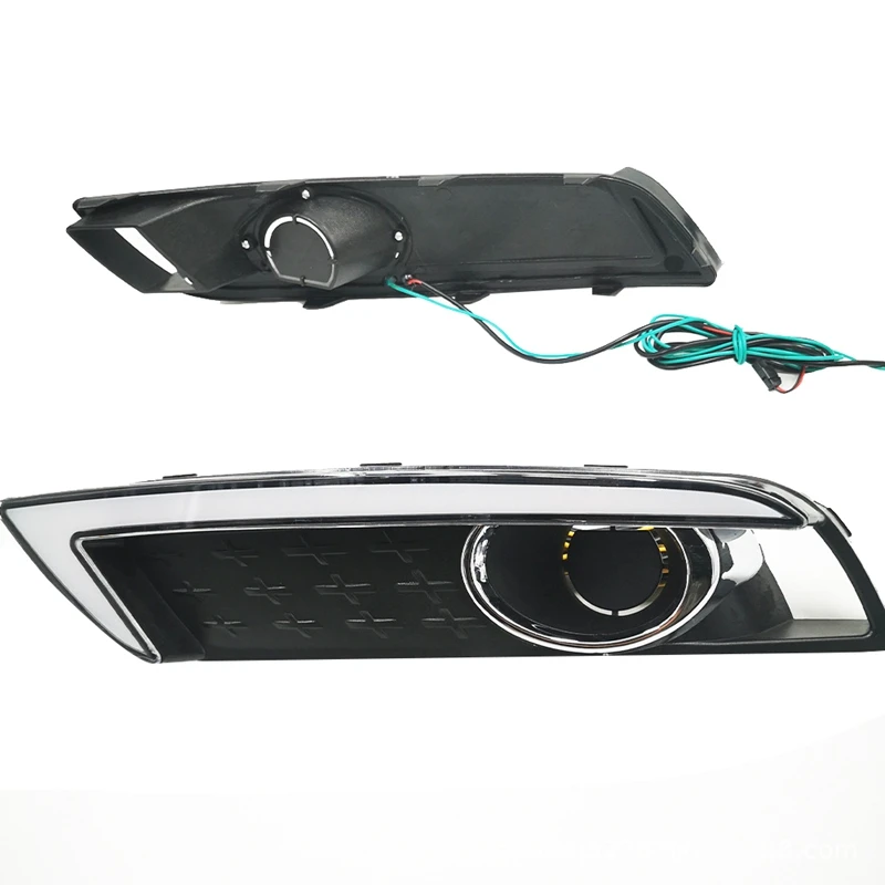 

for Hyundai Venue 2019-2020 Pair Front LED DRL Daytime Running Light Fog Light with Turn Signal Lamp