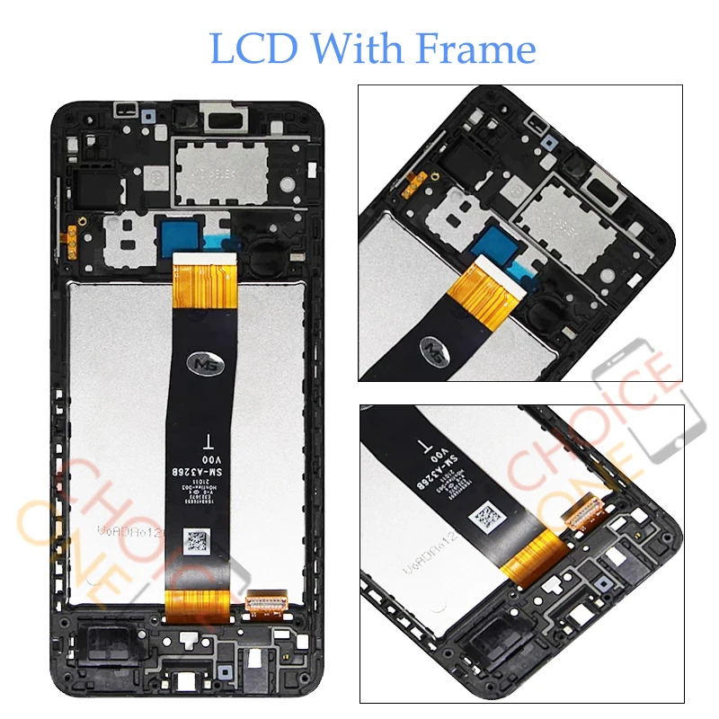 

6.5" IPS For Samsung Galaxy A12 LCD Screen Display Touch Panel Digitizer Replacement For Samsung A125 A125F A125M With Frame