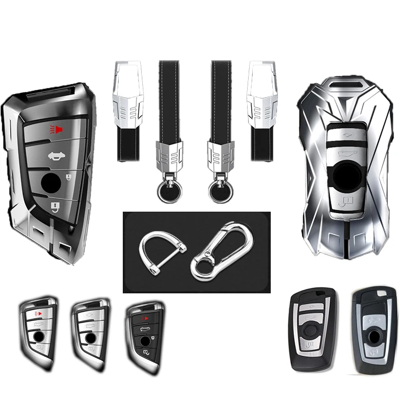 

Car Key Cover for BMW 5 Series 3 Series 525li 530 730 320 New X1 X3 X4 X6 Car Remote Control Key Protective Shell Buckle