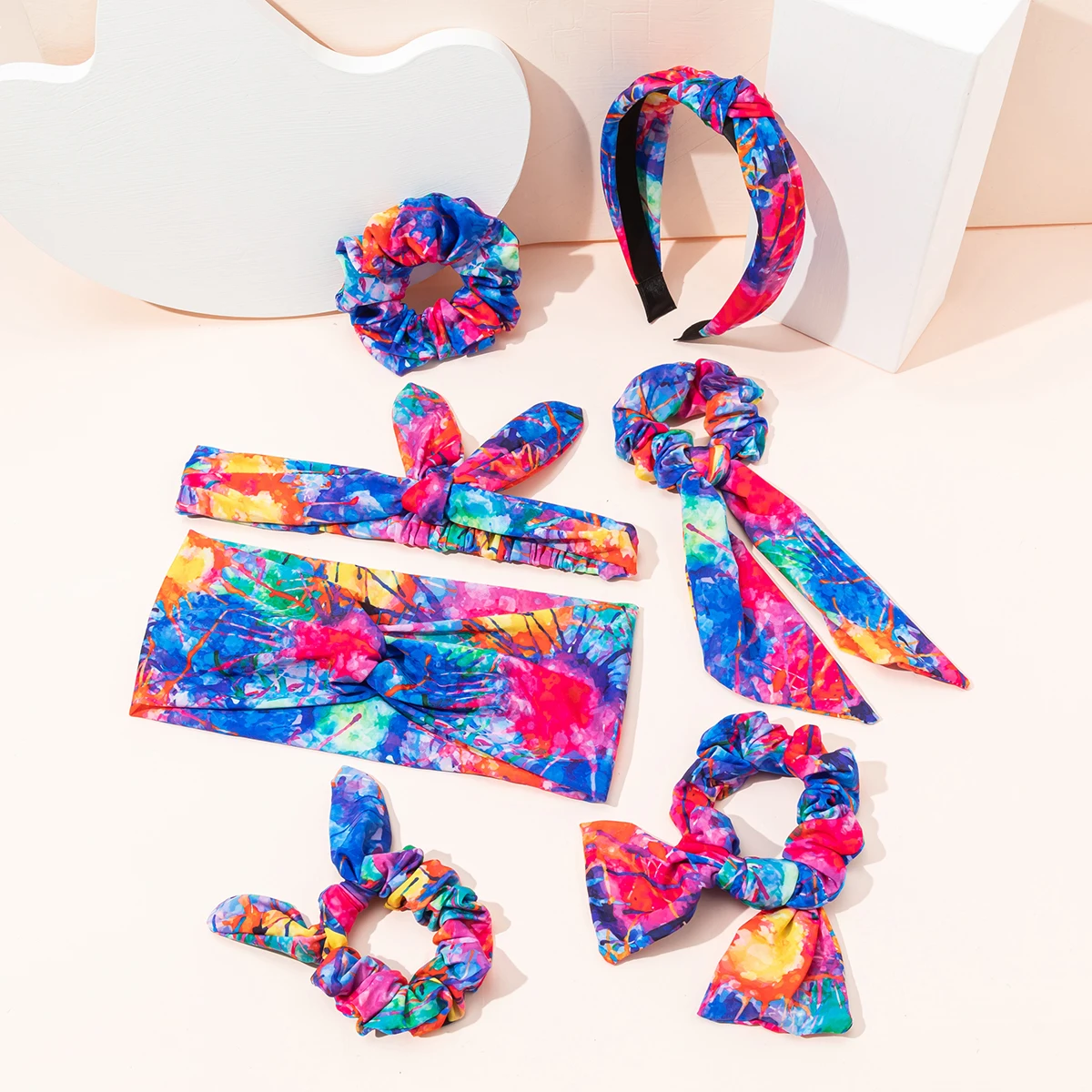 

Tie Dye Headbands Hair Bands Hair Accessories Set
