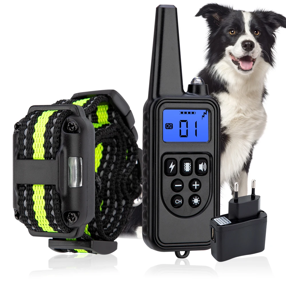 Тренировочный ошейник для собак электрический водонепроницаемый