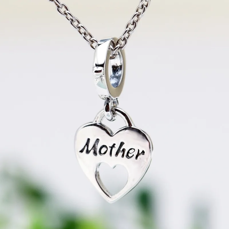 Новый оригинальный бусины из стерлингового серебра 925 для мам и дочек с двойным