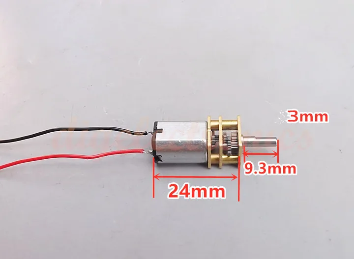 Мини-двигатель DC3V/3 7 V/5V/6V N20 низкоскоростной двигатель редуктор 55 редукторный