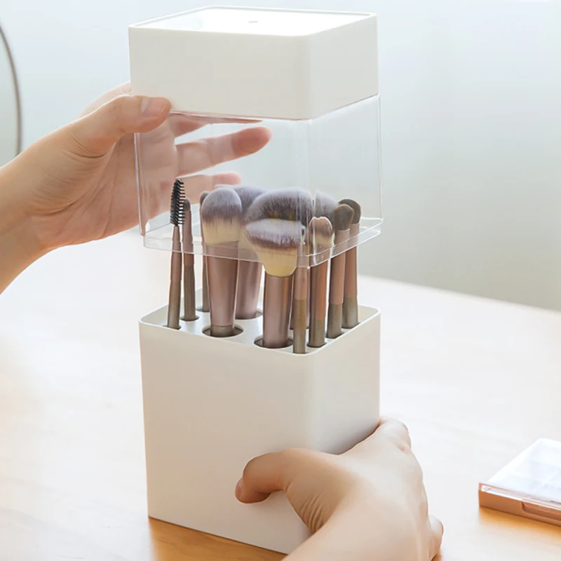 

Make Up Brush Holder Organizer For Cosmetic Makeup Organizers Storage Box Pen Holder Lipstick Pencil Storage Rack Nail Polish