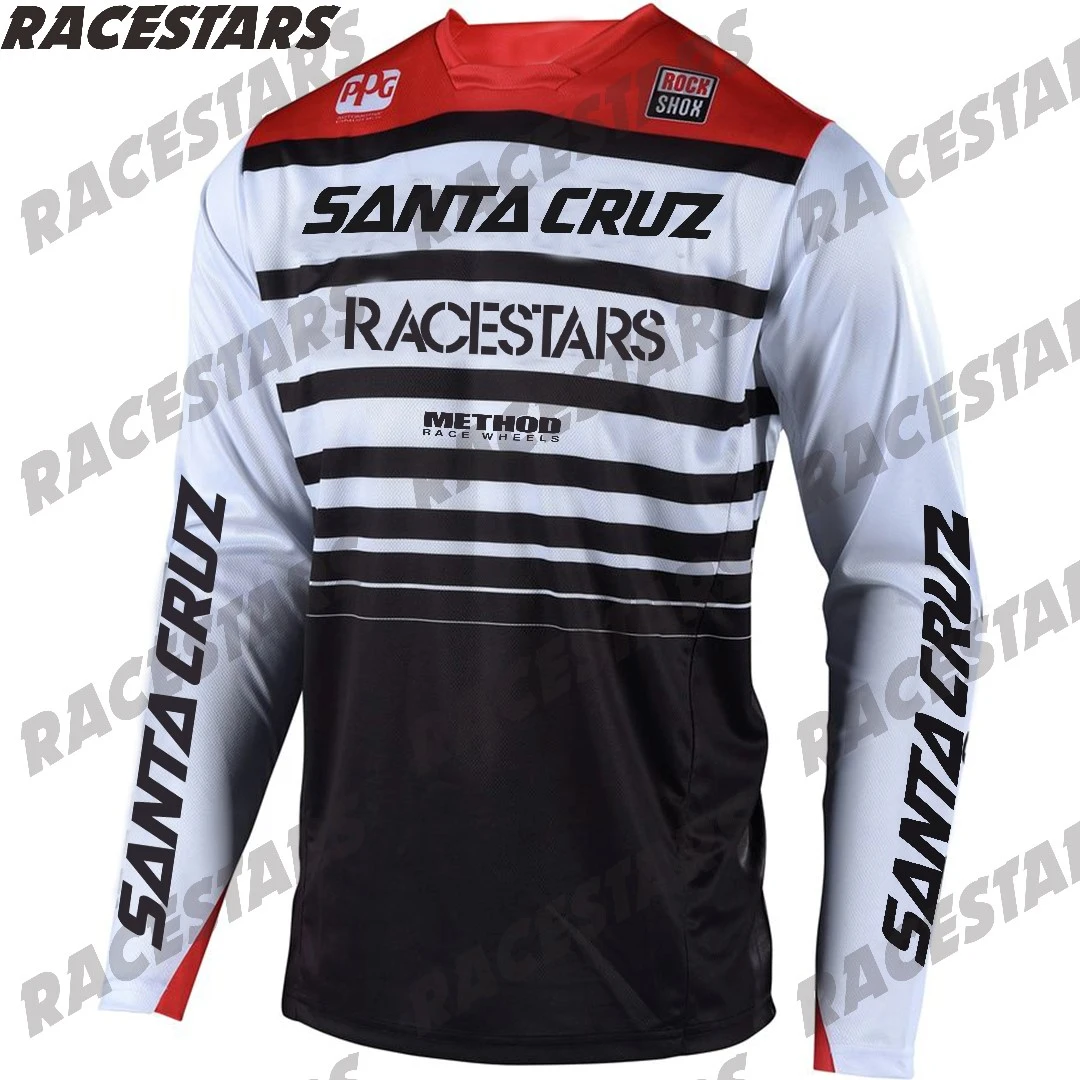 

SANTA CRUZ Pro Cycling Jersey Bike DH Maillot Ciclismo Hombre Downhill Mountain Jersey Motocross Jersey Enduro MTB MX BMX Jersey