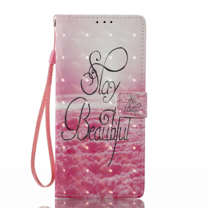 Beautiful Чехол для samsung Galaxy Note8 S8 плюс S7 S6 край S5 A3 A5 J3 J5 J7 чехол роскошный защитный чехол-книжка из искусственной кожи Модные Coque D03E - Цвет: Beautiful