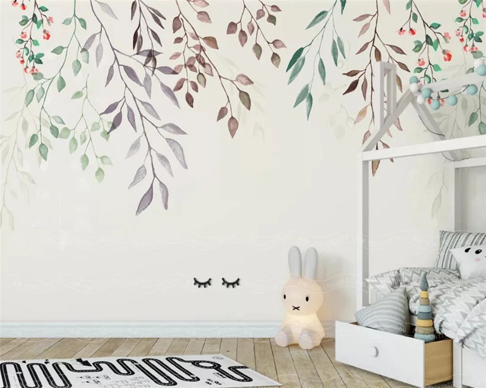 Обои на заказ современные обои домашний декор рисованное растение из