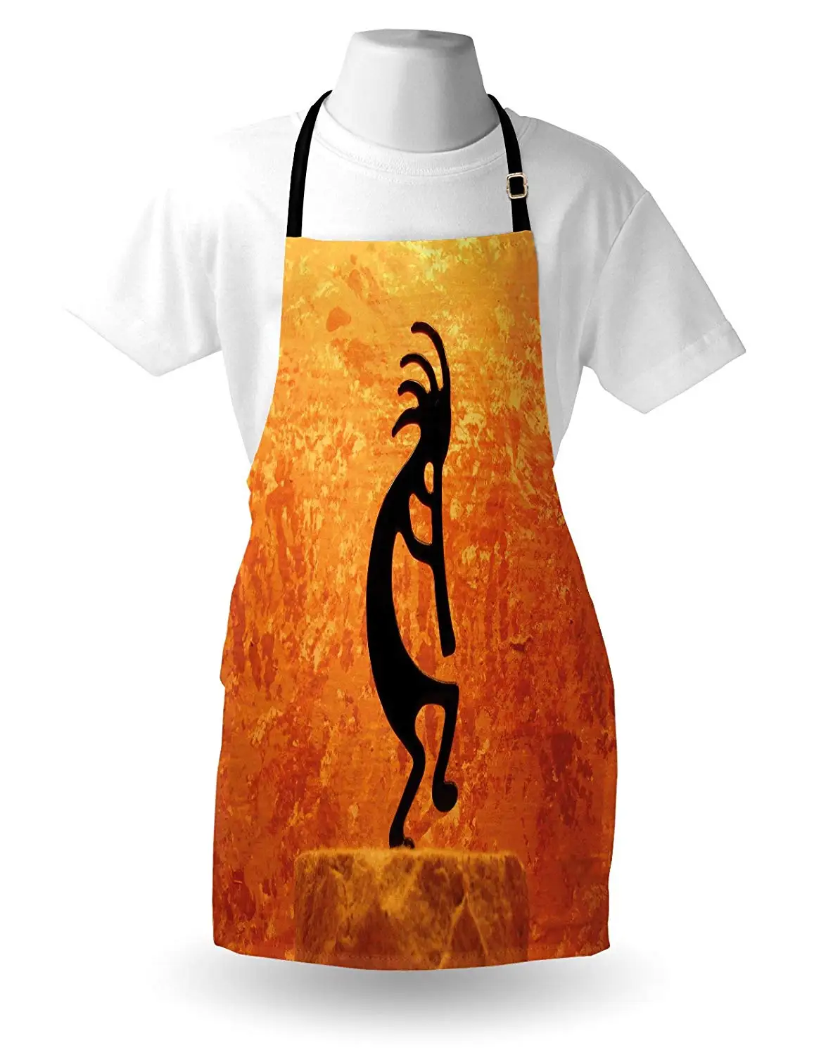 Kokopelli фартук Southwestern стиль Восточная картина искусство женщины мужчины дети