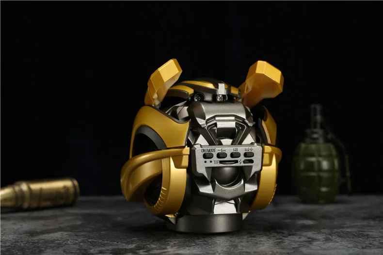 Подарок Bumblebee Bluetooth динамик 3W 1200 мАч батарея TF FM радио Поддержка мини открытый беспроводной звук сабвуфер
