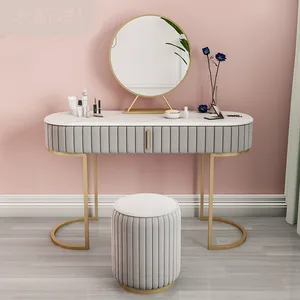 Louis Fashion Wind Solid Wood Dressing Table Small Family Nordic Dressing Table Women's Dressing Table Bedroom Modern Simple