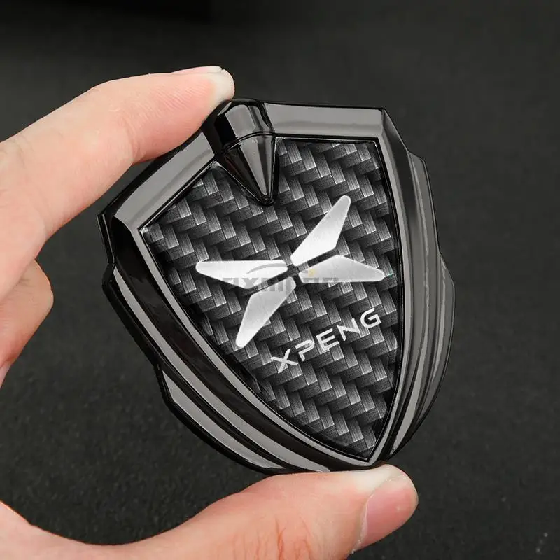 

Специальный металлический 3d автомобильный стикер для Xpeng, декоративные товары с логотипом автомобиля, модифицированные внешние аксессуары...