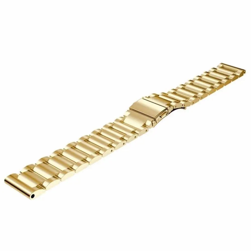 Gold Для Garmin Vivoactive 3 Band 20 мм быстросъемный металлический ремешок из нержавеющей стали для Garmin Vivomove HR Forerunner 645 - Цвет ремешка: Gold