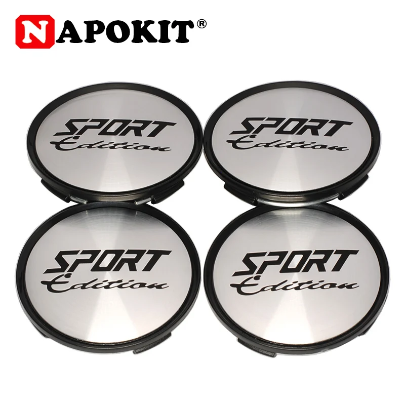 4 шт./лот 63 мм спортивная серия логотип колпачки для автомобильных колес ступиц