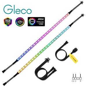 Адресная Светодиодная лента WS2812b для ПК, для ASUS Aura SYNC,MSI Mystic светильник, GIGABYTE RGB Fusion2.0 5 в 3Pin Header на материнской плате